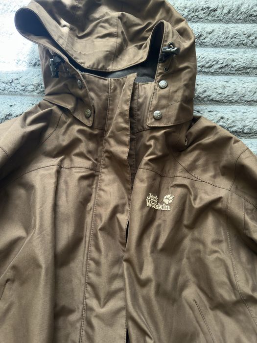 Жіноча парка демісезонна Jack Wolfskin ( оригінал)  шоколадного кольору