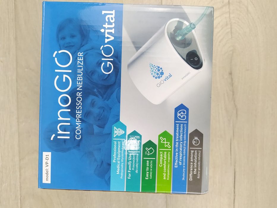 Nebulizator GIOvital to nowoczesne urządzenie stosowane przy inhalacja