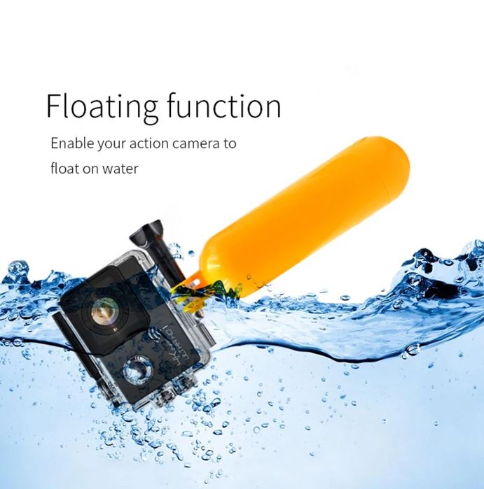 Bóia gopro câmara de ação