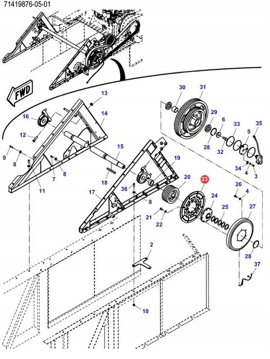 71365064, Диск електромуфти, (FENDT, MF, Agco Parts)