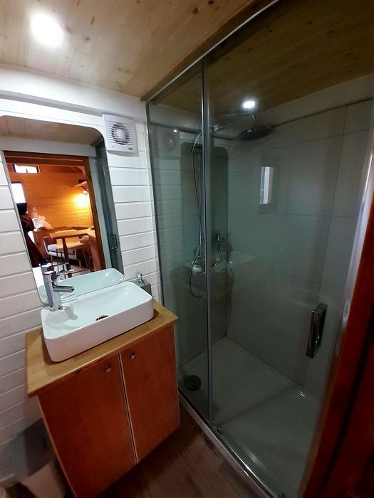 Tiny House on wheels, Casa móvel , Casa de madeira,