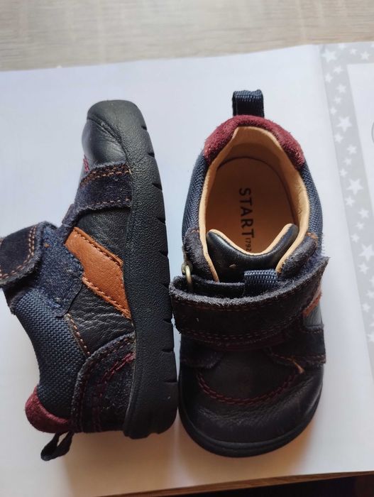 Buciki 19 chłopiec skórzane