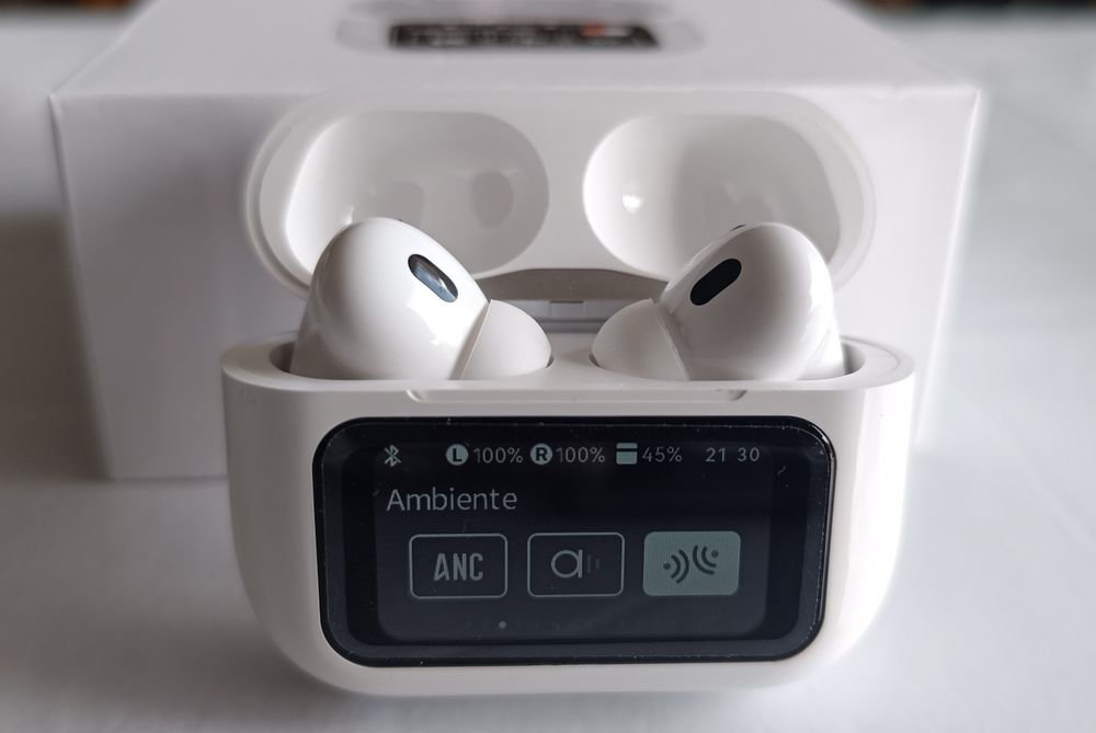 Auriculares Bluetooth com ecrã tátil (Novos e Selados)