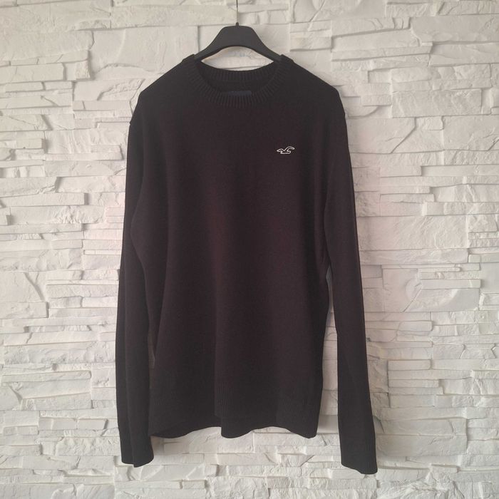 Męski sweter Hollister rozm. M czarny