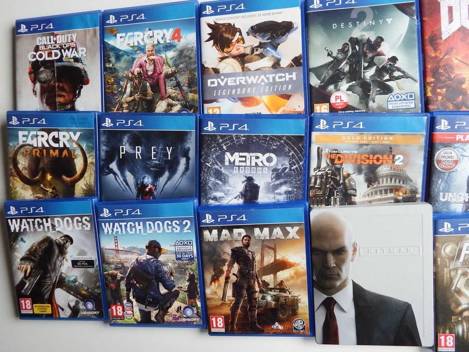 STRZELANKI gry AKCJI PS4 PS4 sprawdź koniecznie