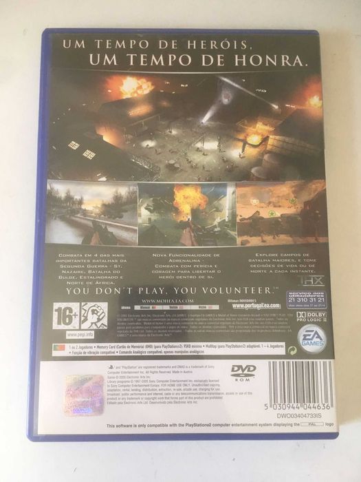 PS2 - Medal Of Honor: European Assault