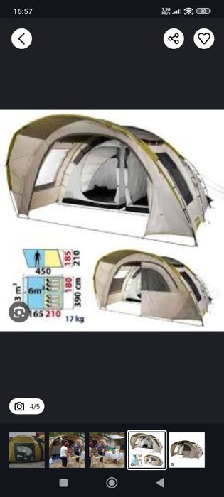Tenda Quechua em excelente estado