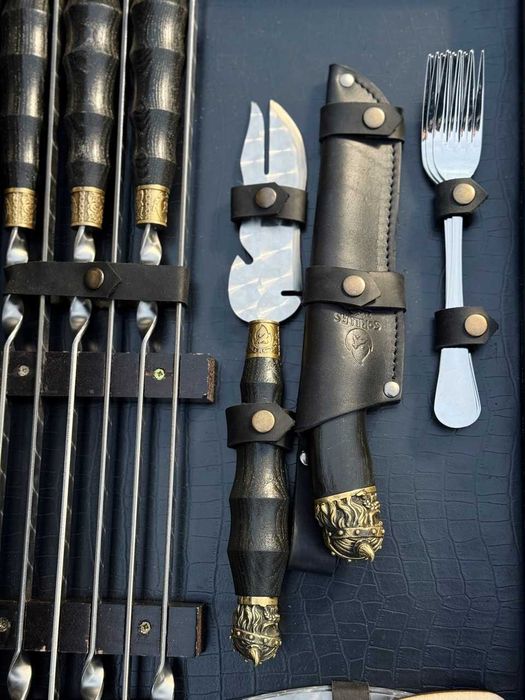 Набір шампурів Вікінг 2.0 ELIT BS68 Подарочный набор для шашлыка