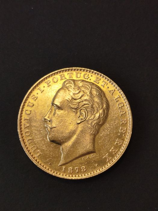 1878 - D. Luís I - 10.000 reis - Ouro