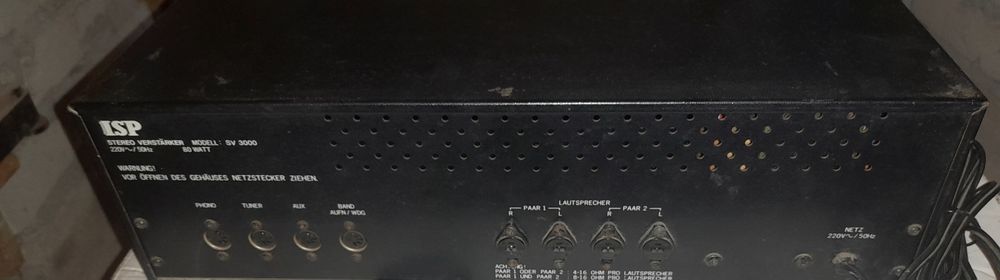 Wzmacniacz ISP 3000 SV