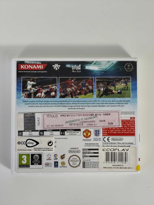 Pro Evolution Soccer PES 2013 3D - Nintendo 3DS