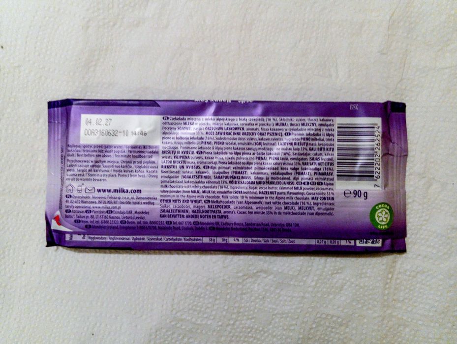 Milka Happy Cow Czekolada 100g. 30 szt.