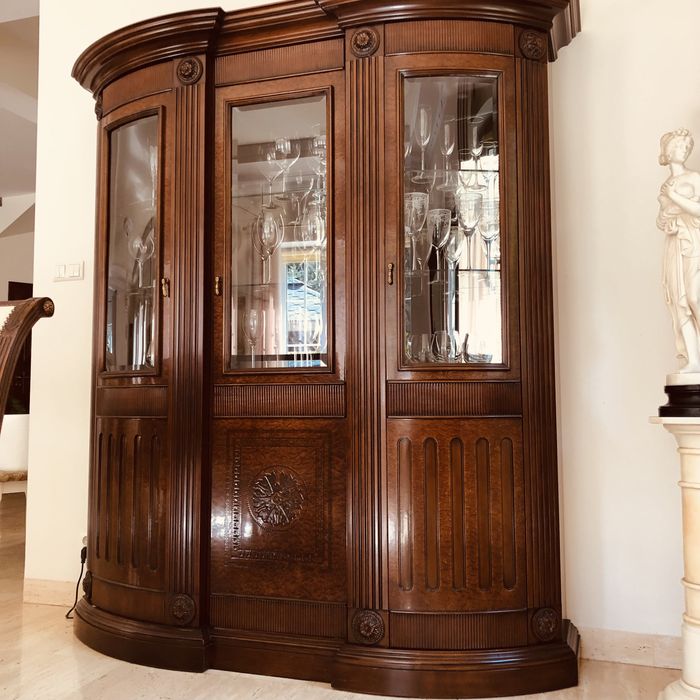 Jadalnia Włoska 10 krzeseł stół komoda witryna