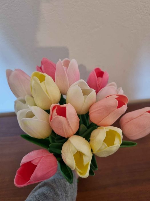 Sztuczne tulipany 15szt