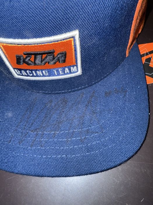 Chapéu KTM autografado pelo Miguel Oliveira