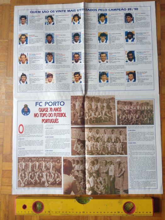 Poster Gigante do FC Porto 1989/1990.