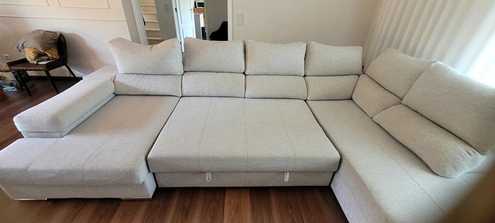 Sofá com chaise Long