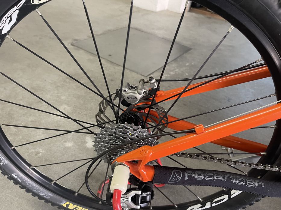 Bicicleta suspensão total rockrider Shimano XT lX