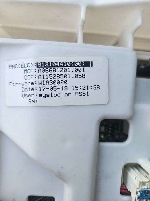 Moduł sterujący pralki Elektrolux
