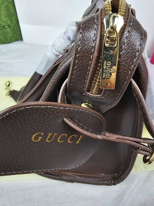 Torba damska Gucci kuferek brązowy torebka