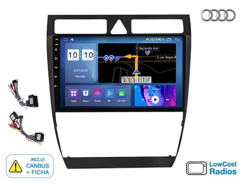Auto Rádio ANDROID 9" - AUDI A6 (1997 a 2005) | 9'' GPS BT USB APPS WIFI | CARPLAY • ANDROID AUTO