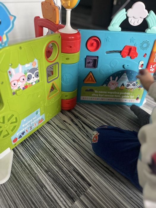 Interaktywna książka Fisher Price dla dzieci od 6m