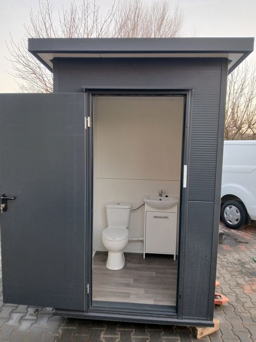 Magazyn energii fotowoltaika Kontener sanitarny WC pawilon toaleta