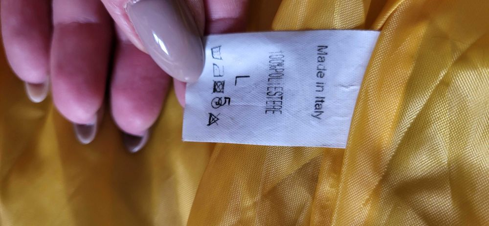 Kurtka damska żółta