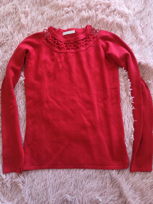 Sweter L/XL czerwony