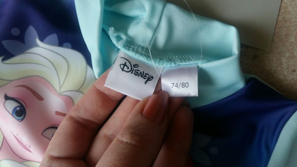 Купальник с УФ - защитой Frozen. Размер 74-80. Disney (Бельгия).