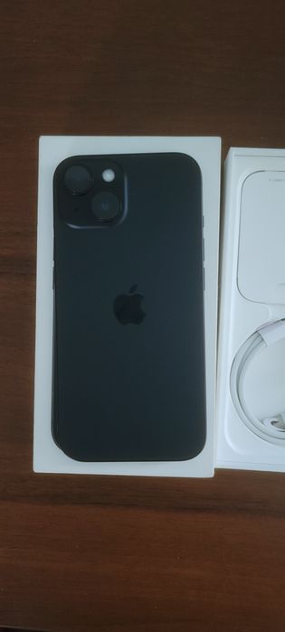 Iphone 15 128 gb black e-sim usa на гарантії