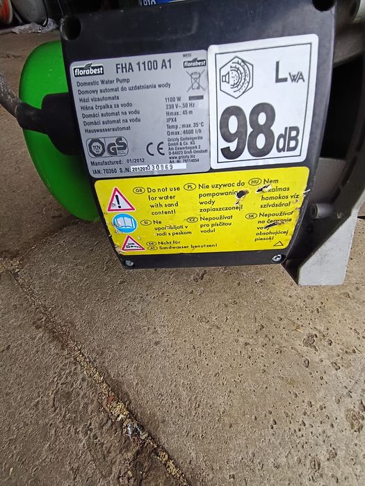 Pompa do wody z automatem
