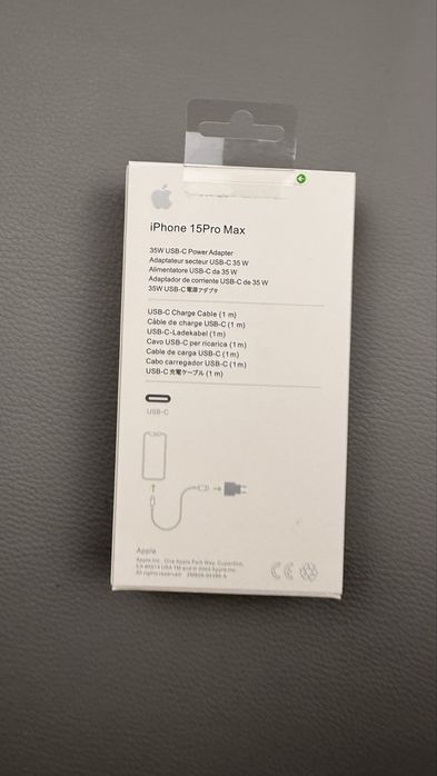 Apple Carregador 35W com cabo selado