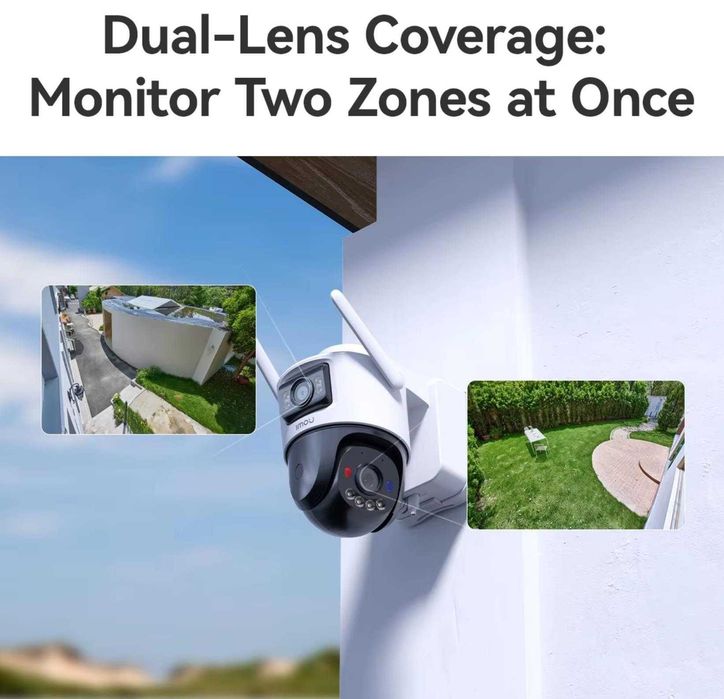 Аккумуляторная камера Imou AOV Dual Kit 10mp с WI-FI / 4G + солнечная панель