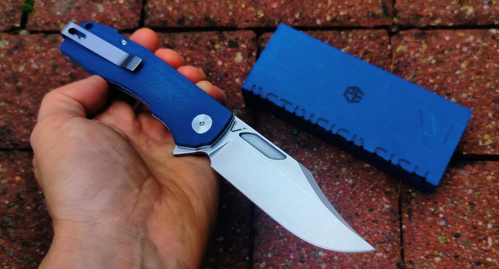 Nóż Petrified Fish Victor Micarta