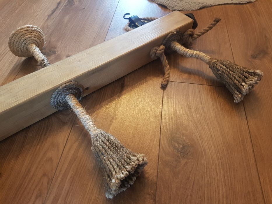 Lampa wisząca drewniana