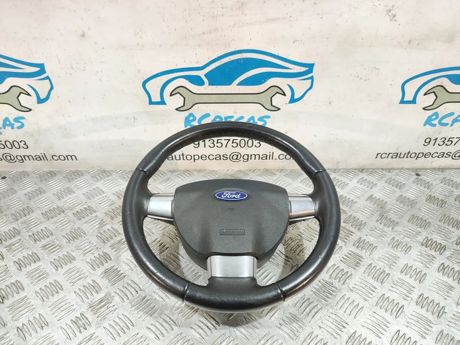 Volante Completo em Pele Ford Focus 2 Mk2 3 Braços