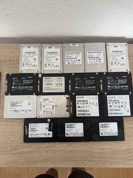 RAM/SSD з Німеччини, різні об‘єми. DDR4/DDR5/SATA/NVME