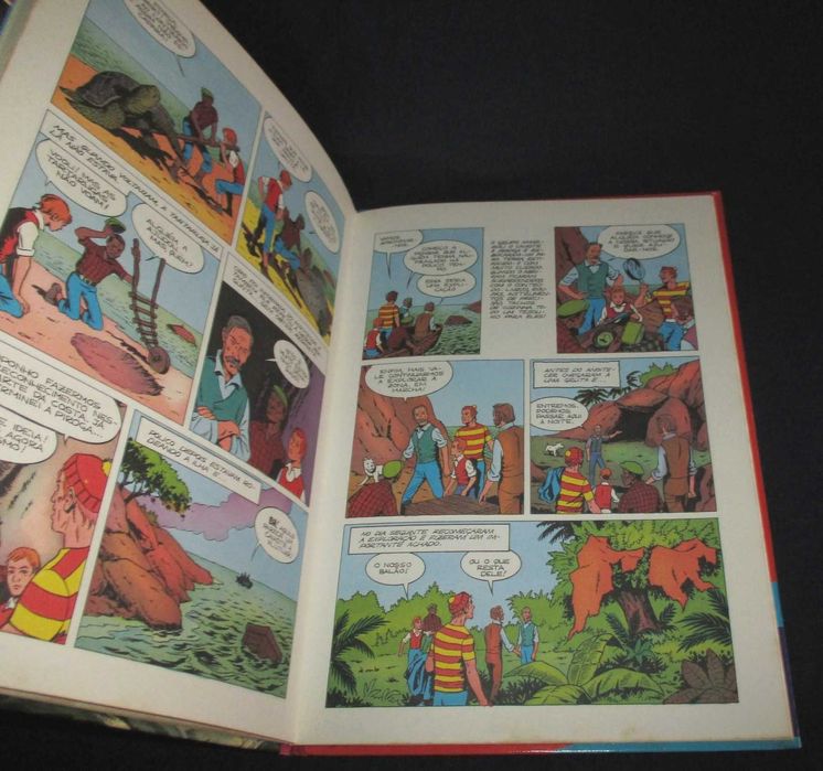 Livro BD A Ilha Misteriosa Júlio Verne
