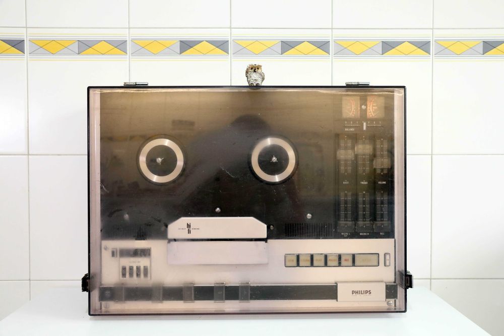 Philips Gravador de Bobines Reel to Reel.
