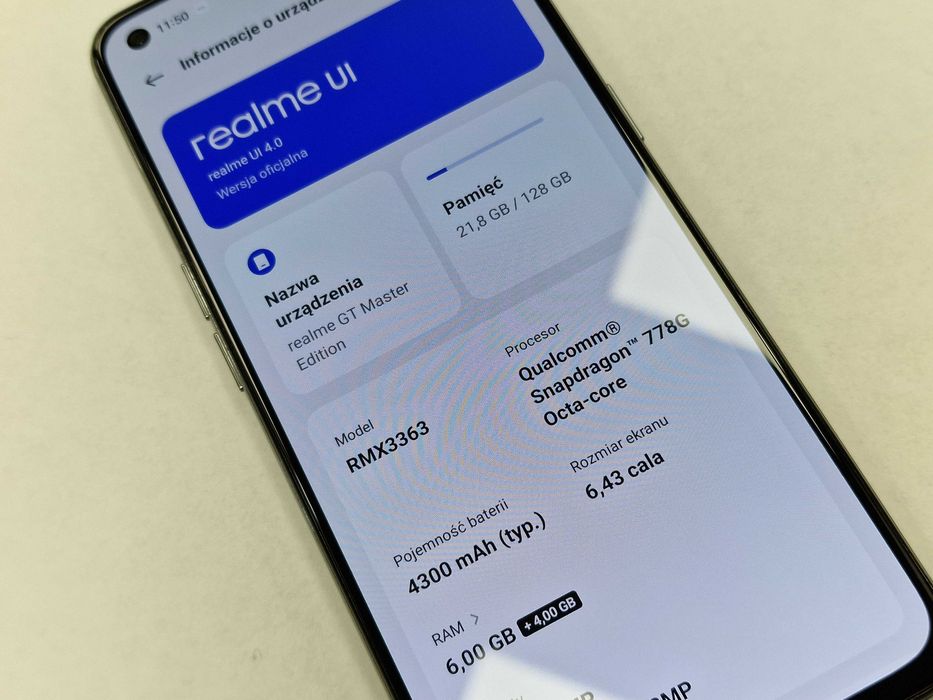 Realme GT Master Edition Dual SIM/ 6GB/ 128GB/ Grade A-/ Voyager Grey