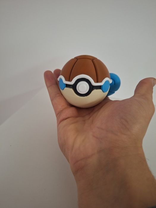 Squirtle pokeball pokemon 3d