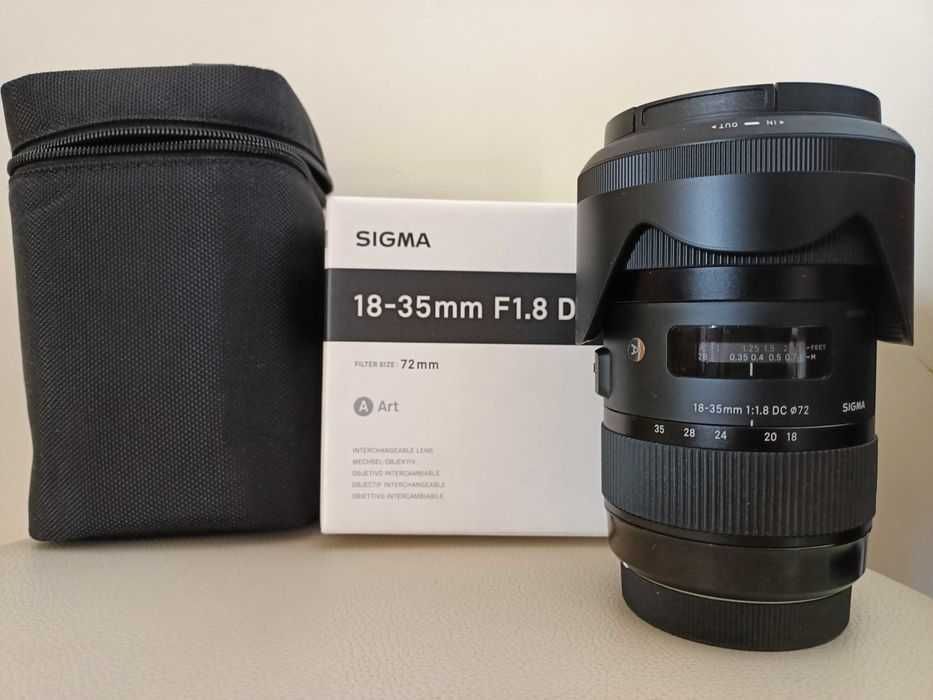 Sigma A 18-35 f1.8 Canon EF lub Sony E - jak nowy O