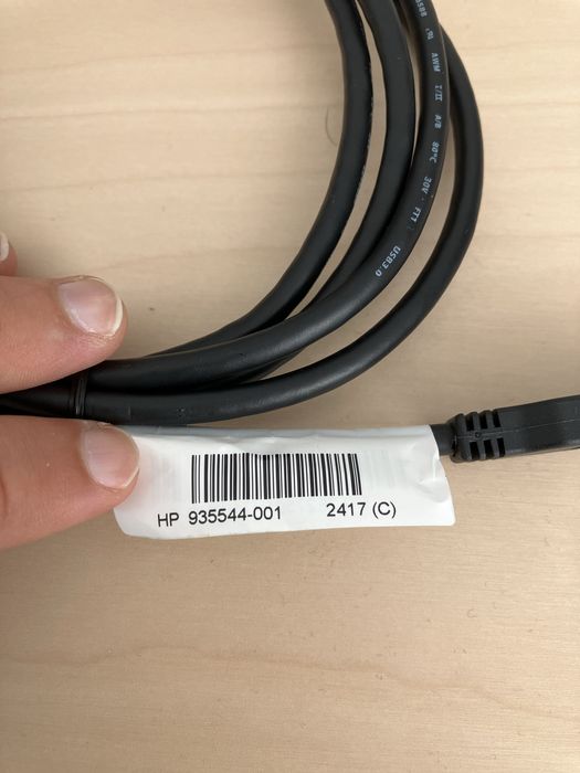 Cabo USB A-B de 1,8m