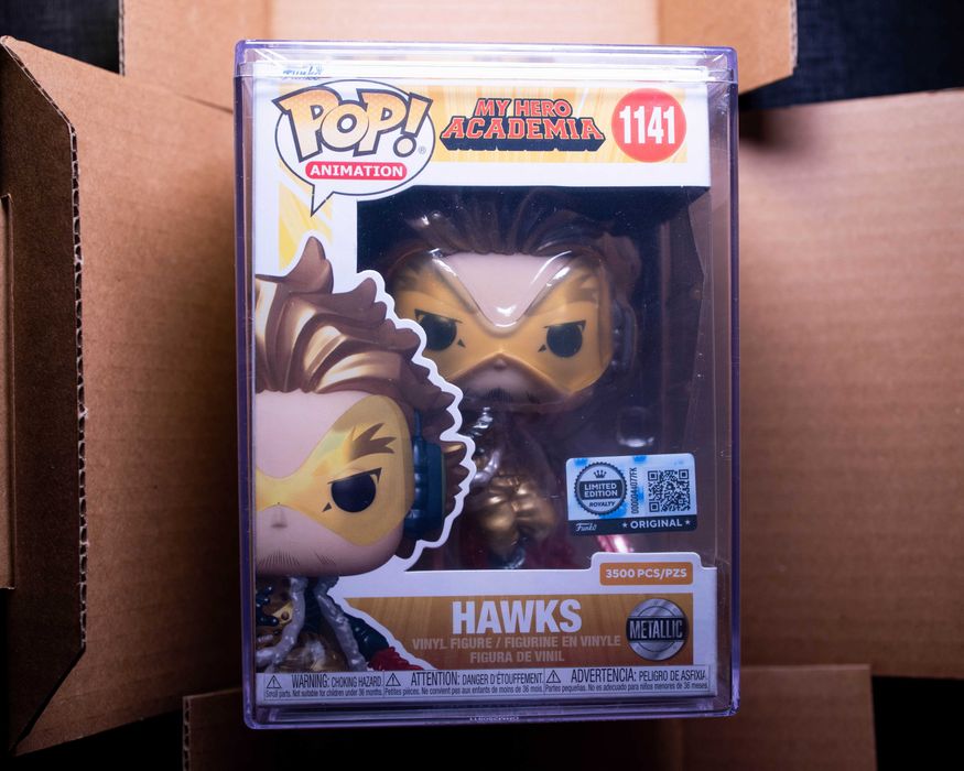 Funko Pop! Hawks (Metallic) with Pop! Protector