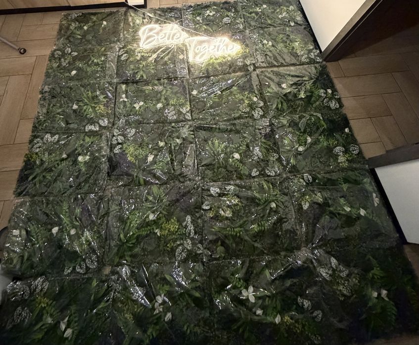 panele  ozdobne dekoracyjne sztuczne rośliny kwiaty ścianka dekoracyjna