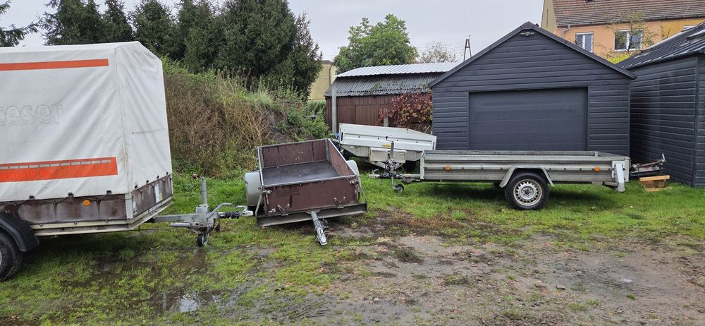 Przyczepka jednoosiowa Heinemann długa 3.1m na 1.3m  dmc1200kg zarejst