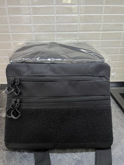 Сумка тактична з кобурою Чорна тактическая черная на подарунок чоловік