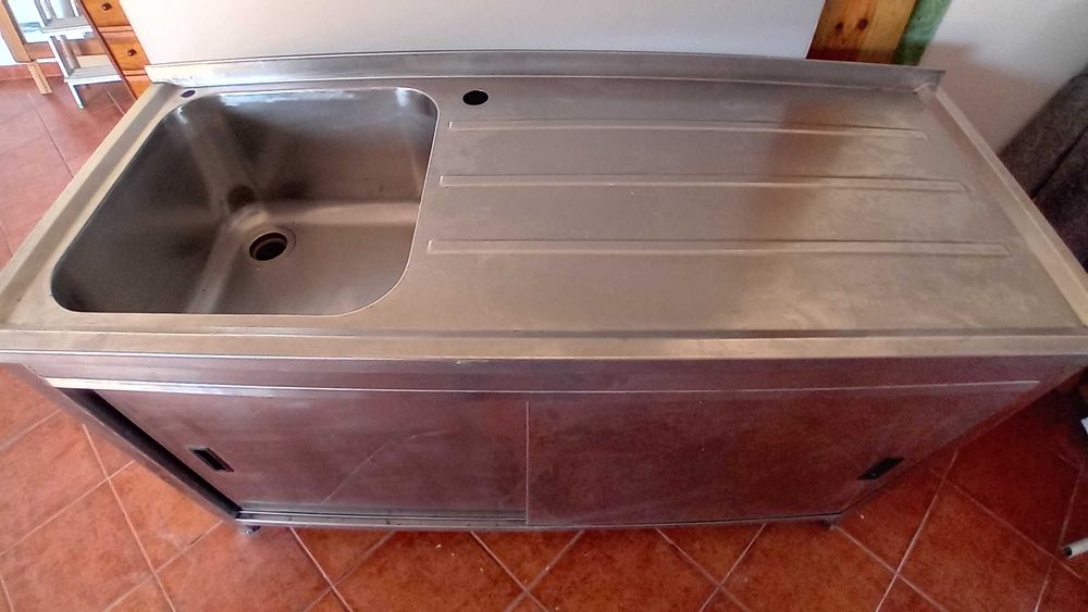 Bancada Inox com Pia