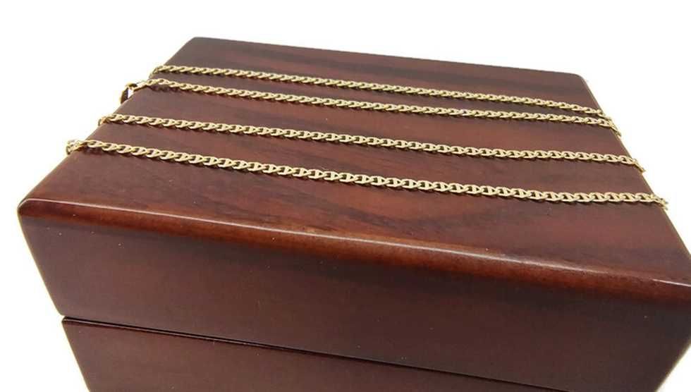 Złoty łańcuszek - splot Gucci P.585. 55cm. 2,32g